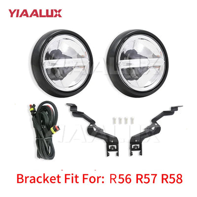 Feux Antibrouillard LED Rallye Mini Cooper F56 R56 Noir