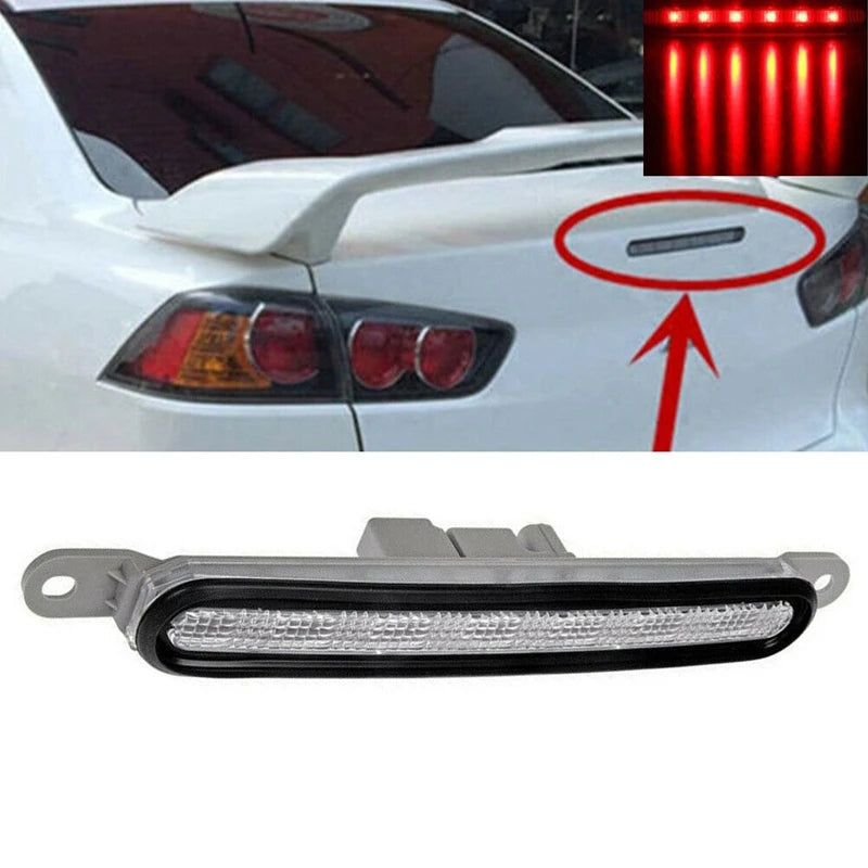 Troisième Feu Stop LED Mitsubishi Lancer Evolution EX 2008-2016 Lentille Transparente Centre de Coffre
