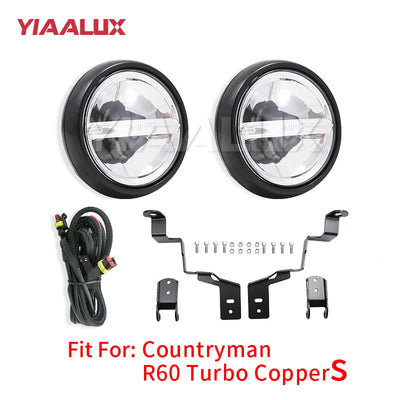 Feux Antibrouillard LED Rallye Mini Cooper F56 R56 Noir