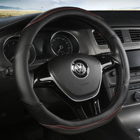 Couvre Volant Volkswagen Golf 7 Tiguan Forme D 38 cm Simili Cuir
