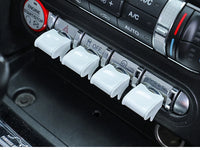 Cache Boutons Console Ford Mustang 2015-2020 Kit 4 Pièces