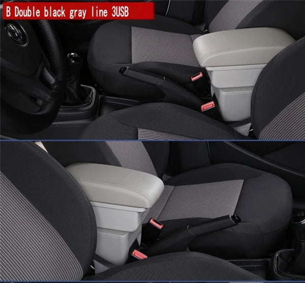 Accoudoir Central Citroën C3 et C4 Cactus avec Rangement et Prises USB
