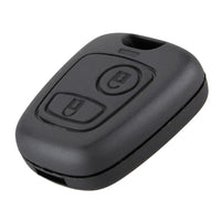 Coque de Clé Peugeot 106 206 306 406 Télécommande 2 Touches Version Complète