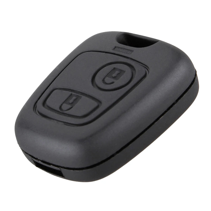 Coque de Clé Peugeot 106 206 306 406 Télécommande 2 Touches Version Complète
