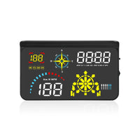 Affichage Tête Haute OBD2 GPS Voiture Compteur de Vitesse Q10