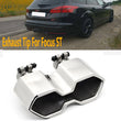 Embout d'Échappement Inox Ford Focus ST 2017 Sortie Carrée Double