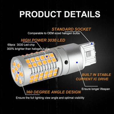 Ampoules LED Jeep Renegade 2015-2024 Canbus T15