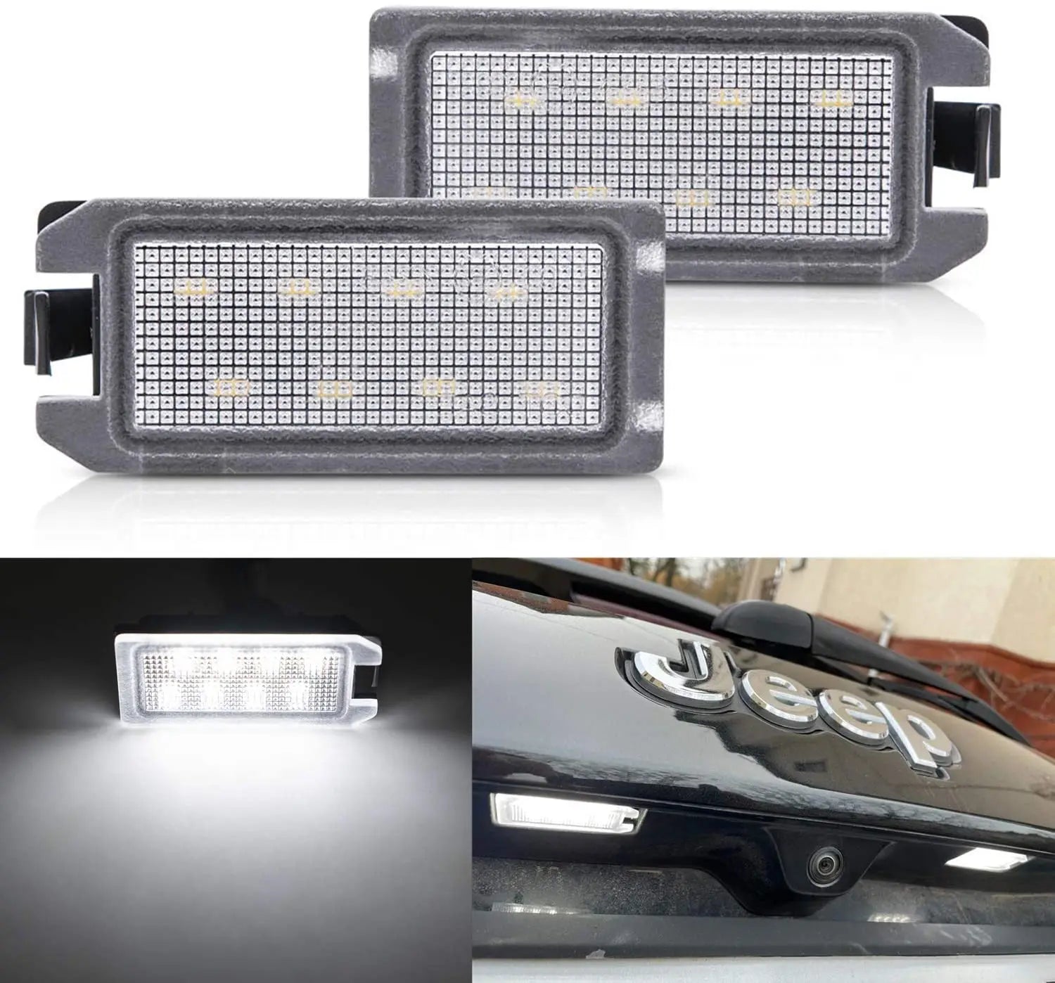 Éclairage de Plaque LED Jeep Grand Cherokee Compass Patriot