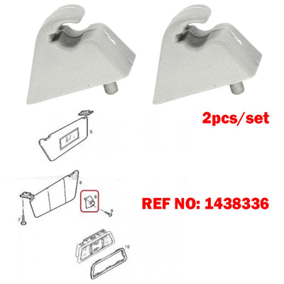 Clips de Pare-Soleil Opel Astra Corsa Vectra Vivaro (Lot de 2)