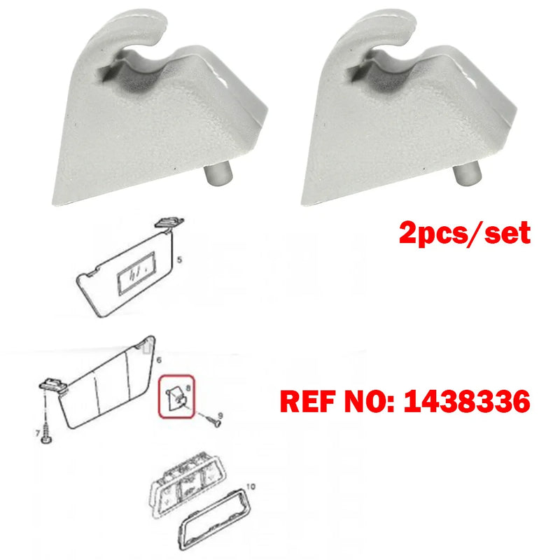 Clips de Pare-Soleil Opel Astra Corsa Vectra Vivaro (Lot de 2)