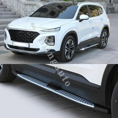 Marchepieds Latéraux Aluminium Hyundai Santa Fe 2019-2023