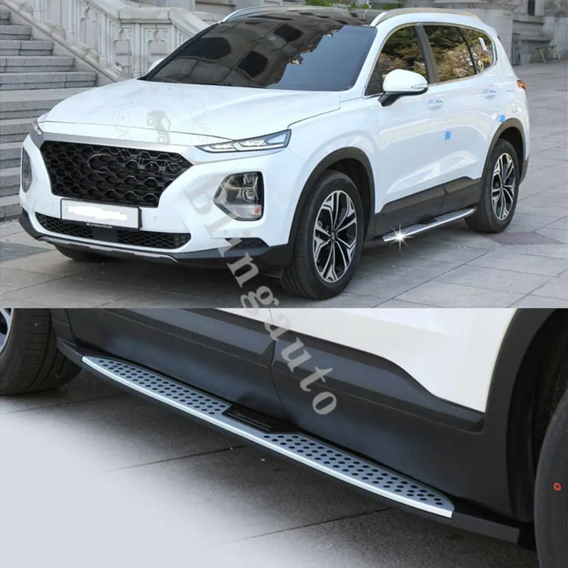 Marchepieds Latéraux Aluminium Hyundai Santa Fe 2019-2023