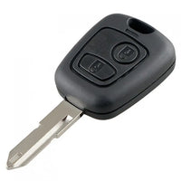 Coque de Clé Peugeot 106 206 306 406 Télécommande 2 Touches Version Complète