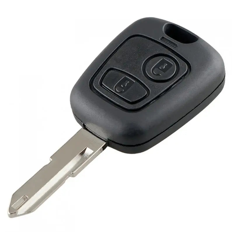 Coque de Clé Peugeot 106 206 306 406 Télécommande 2 Touches Version Complète