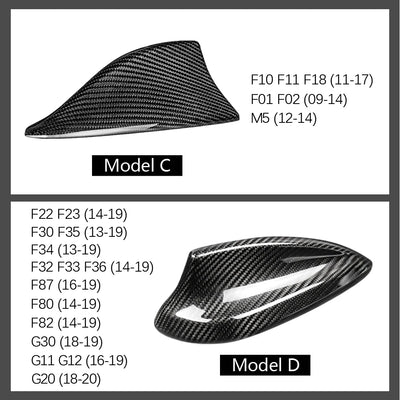 Antenne Aileron Requin Carbone BMW M2 M3 M4 Série 3 5