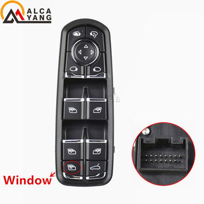 Bouton Lève-Vitre Porsche Panamera Cayenne Macan 7PP959858MDML