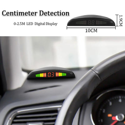 Radar de Recul 4 Capteurs Écran LED Hippcron
