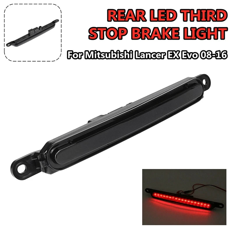 Troisième Feu Stop LED Mitsubishi Lancer Berline Evo 2008-2016 Fumé Support de Coffre
