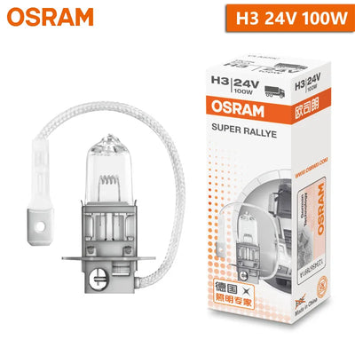Ampoules Halogenes OSRAM H1 H3 H4 H7 24V Camion