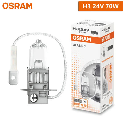 Ampoules Halogenes OSRAM H1 H3 H4 H7 24V Camion
