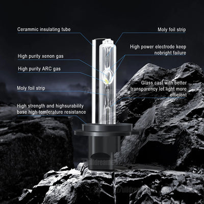 Ampoules Xénon HID 55W H7 4300K avec Ballasts