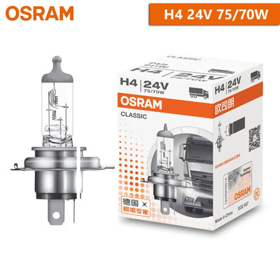 Ampoules Halogenes OSRAM H1 H3 H4 H7 24V Camion
