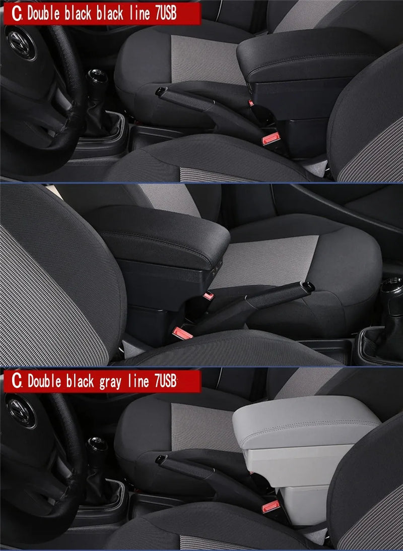 Accoudoir Central Citroën C3 et C4 Cactus avec Rangement et Prises USB