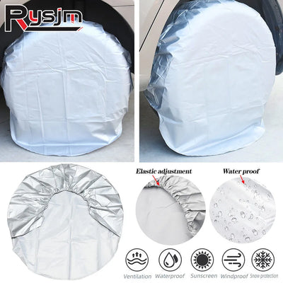 Housse de Protection Roue Voiture et Camping-Car Élastique