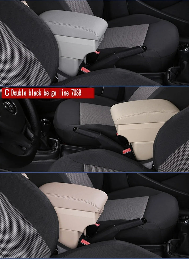 Accoudoir Central Citroën C3 et C4 Cactus avec Rangement et Prises USB