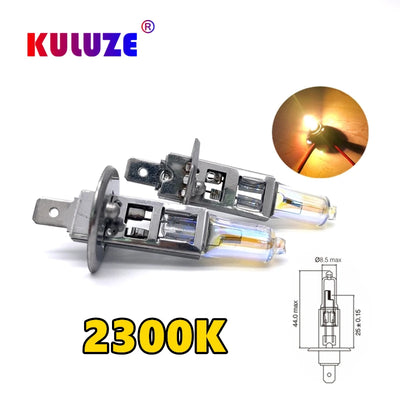 Ampoules Halogènes H1 H3 H4 H7 H8 H11 (Kit 2 Pièces)