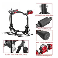 Porte-Vélos de Coffre 3 Vélos Acier 60 kg