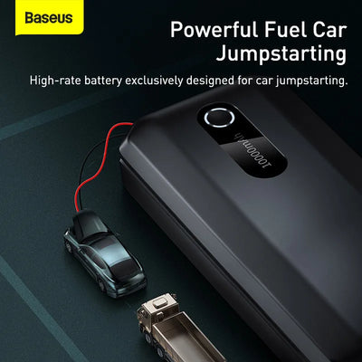 Baseus Démarreur de Batterie Voiture 1000A Portable 12V