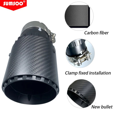 Embout d'Échappement Carbone Volkswagen Golf