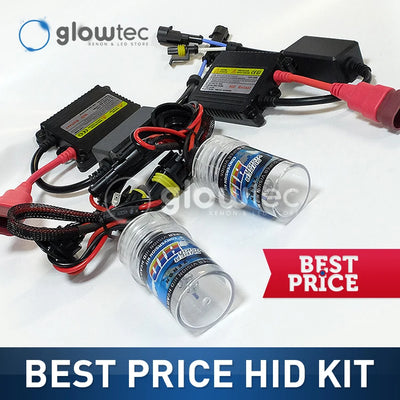 Kit Ampoules Xénon HID GLOWTEC 4300K à 12000K
