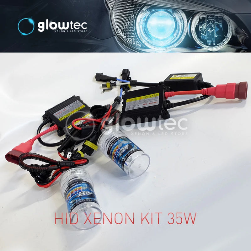 Kit Ampoules Xénon HID GLOWTEC 4300K à 12000K