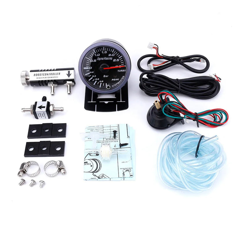 Manomètre de Pression Turbo 60 mm 3 Bar avec Contrôleur de Suralimentation