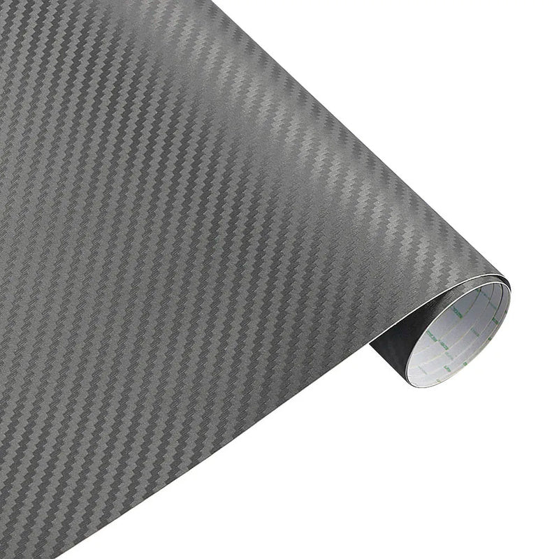 Film Vinyle Adhésif 3D Imitation Carbone 50 x 200 cm Voiture