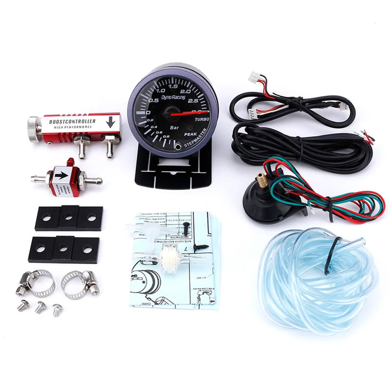 Manomètre de Pression Turbo 60 mm 3 Bar avec Contrôleur de Suralimentation