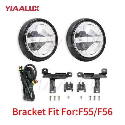 Feux Antibrouillard LED Rallye Mini Cooper F56 R56 Noir