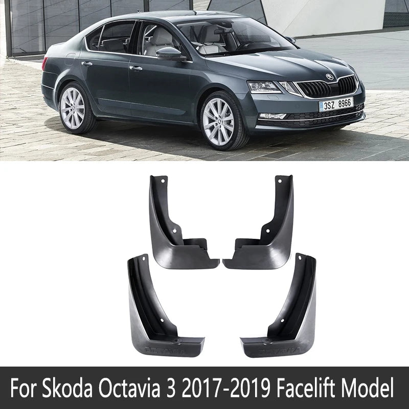Bavettes Garde-Boue Skoda Octavia 3 MK3 A7 5E 2014-2019