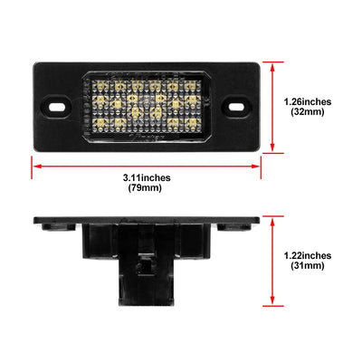Éclairage de Plaque LED Skoda Fabia MK1 6Y