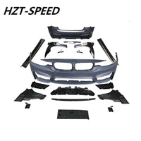 Kit Carrosserie Style M3 BMW Série 3 F30 F35 E90 en PP Non Peint, Pare-Chocs Avant et Arrière, Jupes Latérales