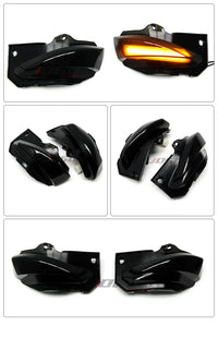 Clignotants Latéraux LED Dynamiques Séquentiels Toyota Corolla Sport E210 Sienta XP170 Yaris XP210 2019-2021 Noir ou Noir Fumé