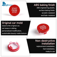 Bouton de Démarrage Cache Décoratif BMW G20 G05 X3 G01 — détail de finition