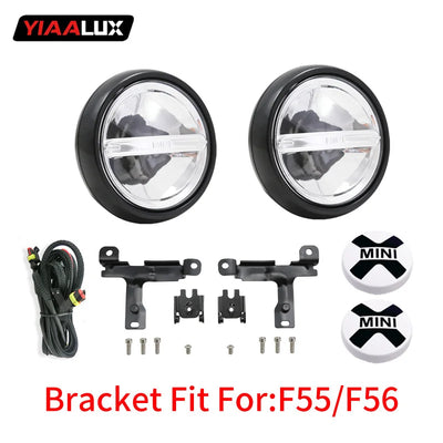 Feux Antibrouillard LED Rallye Mini Cooper F56 R56 Noir