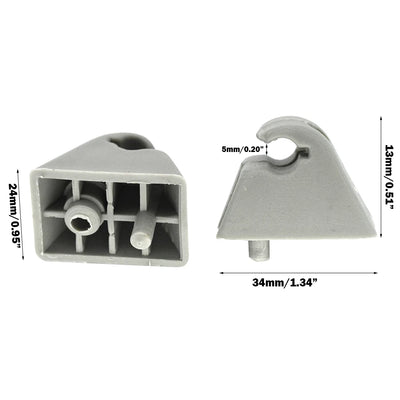 Clips de Pare-Soleil Opel Astra Corsa Vectra Vivaro (Lot de 2)