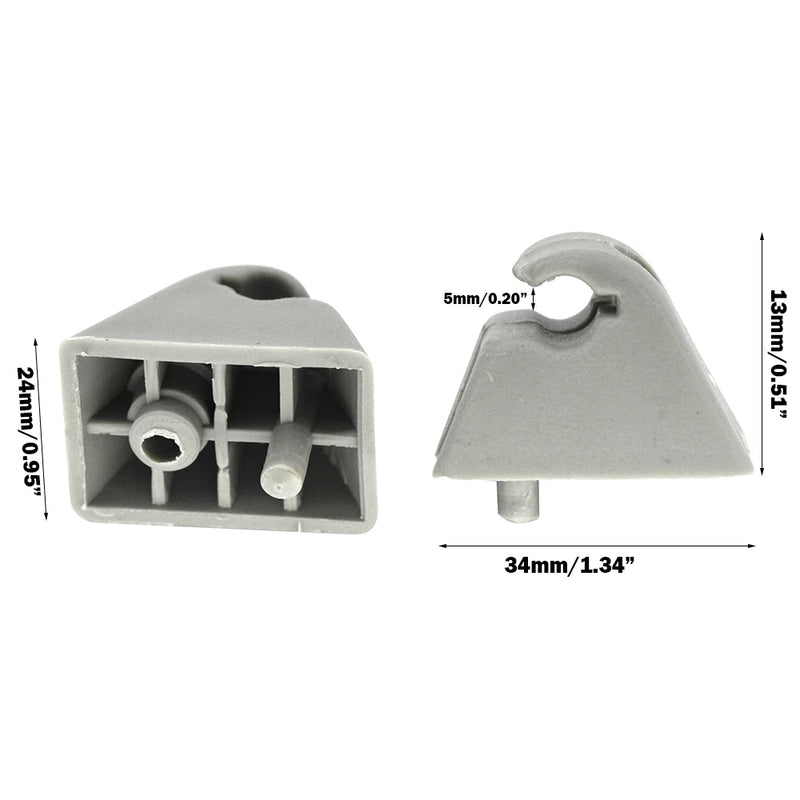 Clips de Pare-Soleil Opel Astra Corsa Vectra Vivaro (Lot de 2)