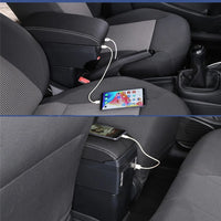 Accoudoir Central Citroën C3 et C4 Cactus avec Rangement et Prises USB