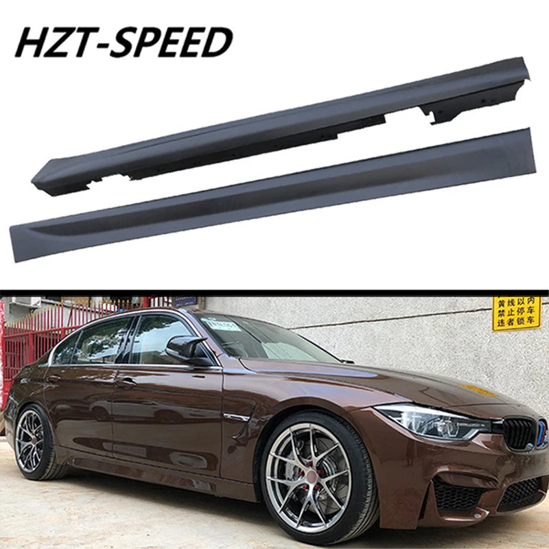 Kit Carrosserie Style M3 BMW Série 3 F30 F35 E90 en PP Non Peint, Pare-Chocs Avant et Arrière, Jupes Latérales