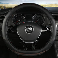 Couvre Volant Volkswagen Golf 7 Tiguan Forme D 38 cm Simili Cuir
